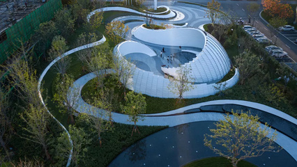 大華·天津流線藝術(shù)公園 / 廣畝景觀 – 融合景觀與藝術(shù)的生態(tài)空間