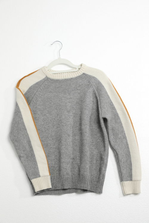 拼接針織毛衣春裝短款服裝攝影圖 攝影素材