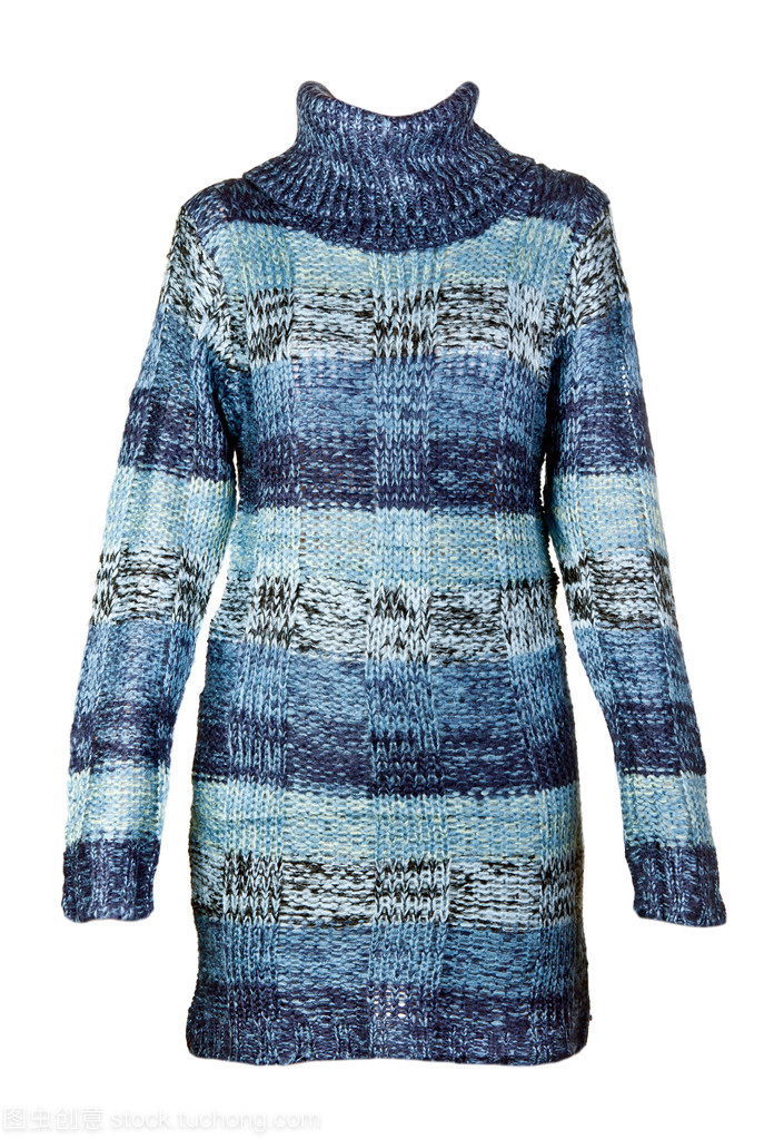 藍色條紋針織女裝