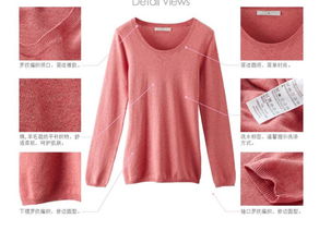 佐丹奴針織衫女裝簡潔雅致圓領長袖羊毛衣